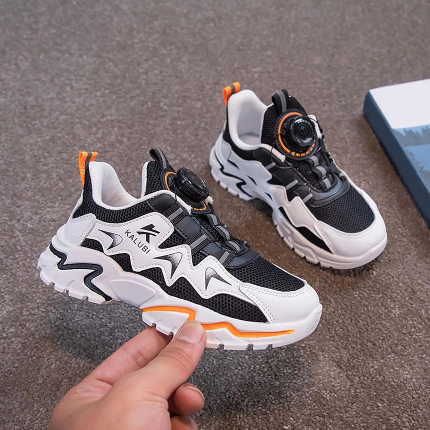 Fashion All Seasons Children Sports Girls Boys Run Flat Bottom Non Slip Elastic Comfortable Street Shoes Toddler 4