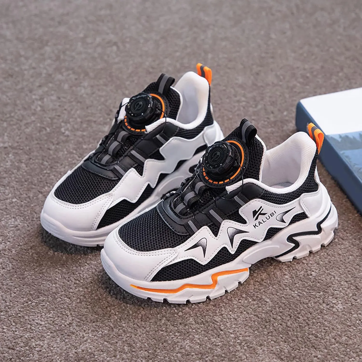 Fashion All Seasons Children Sports Girls Boys Run Flat Bottom Non Slip Elastic Comfortable Street Shoes Toddler 4