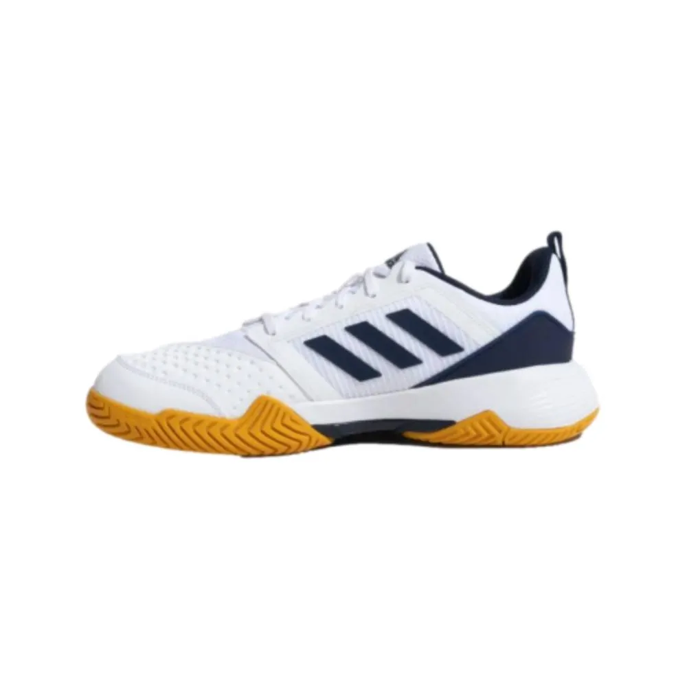Men's Stin TNS 23 Tennis Shoe (Cloud White/Navy/Active Gold)